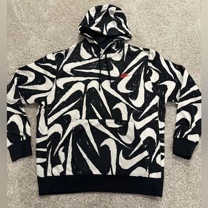 Men’s Nike All Over Print Hoodie Sz L